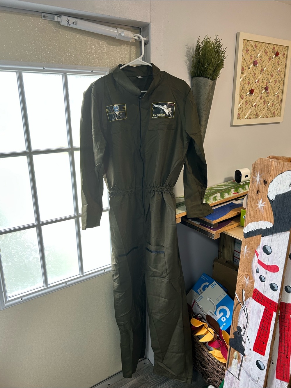 Air fighter Halloween costume, size adult S